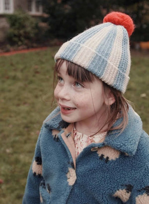 Emile et Ida - Chaqueta Sherpa de oveja | Azul