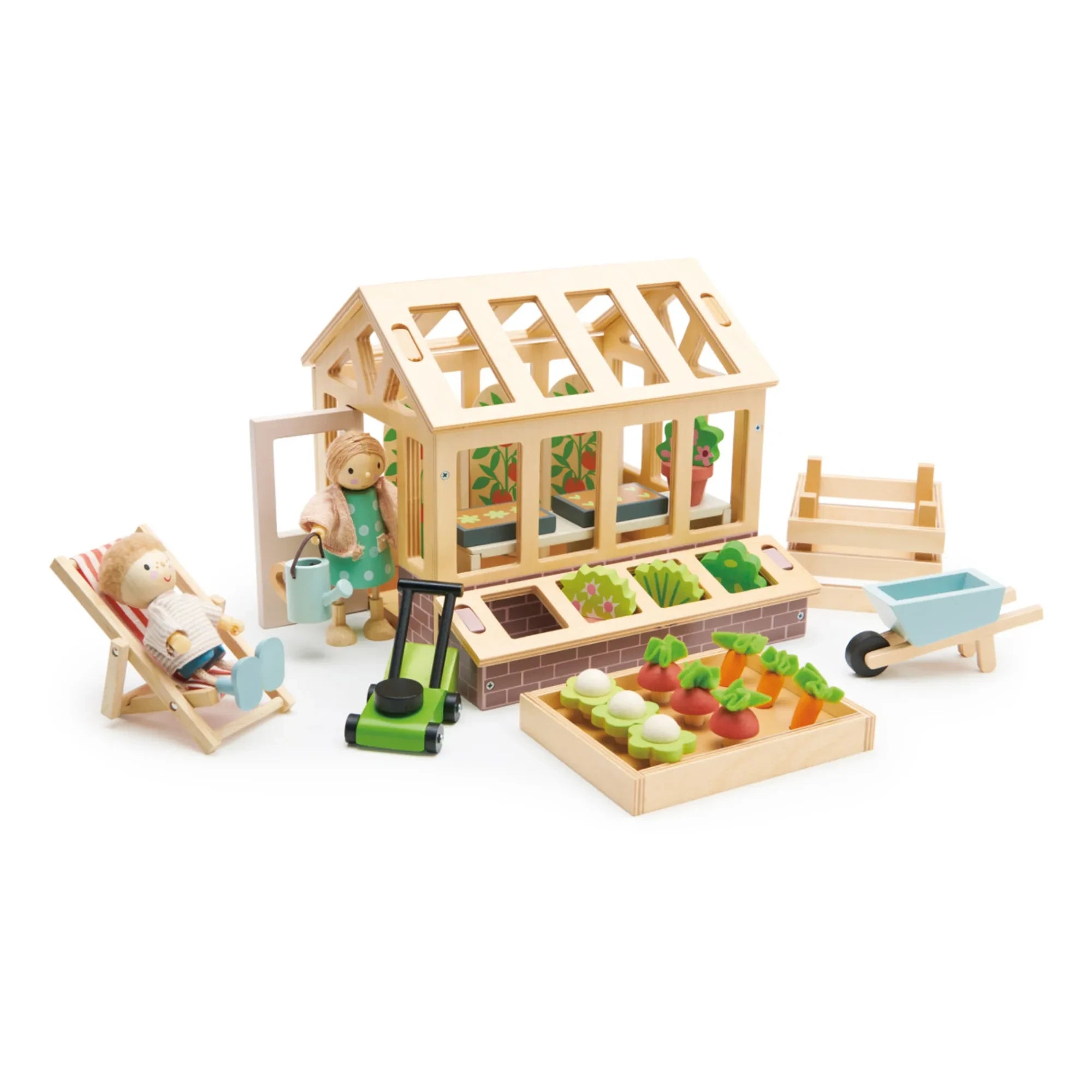 Tender Leaf Toys - Ahşap Sera ve Aksesuarlar
