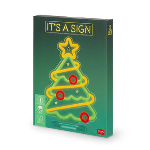 Legami - Neon-Effect LED Lamp - Noel Tree - It's a Sign