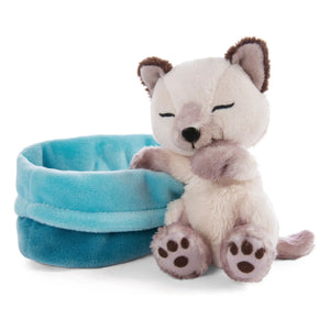 Nici - Siyam kedisi peluş oyuncak - Sleeping Pets | Bej