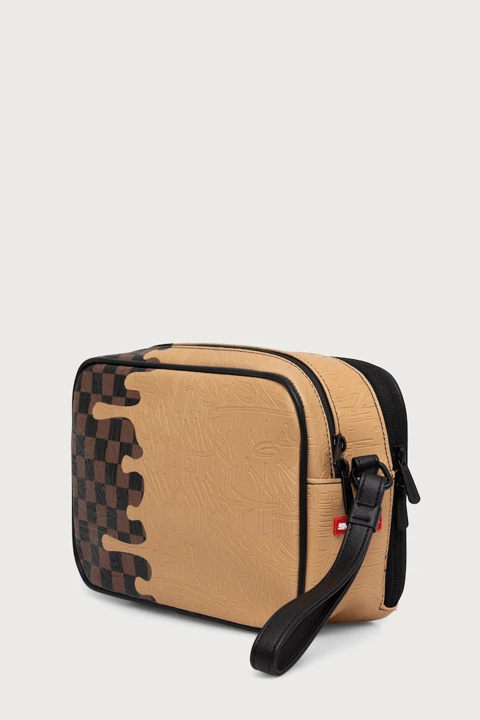 Sprayground - हेनी मेल्ट ब्राउन कॉस्मेटिक बैग 910B9370NSZ