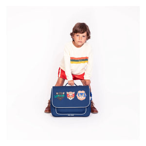 Jeune Premier - Midi Supercats Handbag | Koyu Mavi