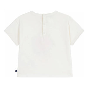 Petit Bateau - Fleur Coton Bio Tişört | Beyaz