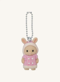 Sylvanian Families - Krem ve Pembe Tavşan Anahtarlık