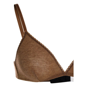 Momoni - Amethyst Metallic Bra | Tobacco