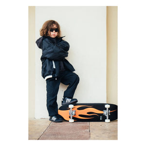 Mino Skateboards - Sunny Flame Skateboard | Schwarz