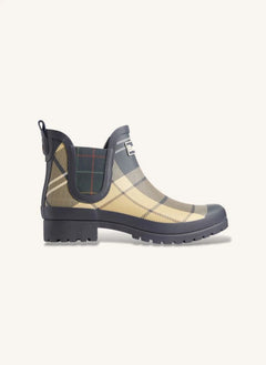 Barbour - Mallow Ekose Chelsea Yağmur Botları | Haki