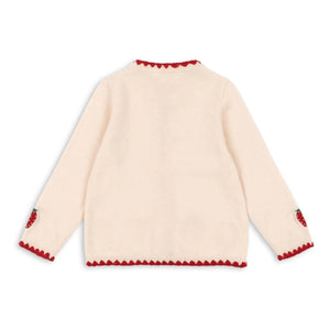 Konges Sløjd - Chaleco de lana Collette Strawberry | Crema