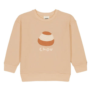 Studio Bohème - Bart Chou Bio-Baumwoll-Sweatshirt | Beige
