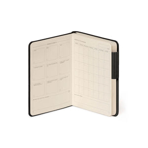 Legami - Notebook with Blank Pages and Monochrome Soft Cover - Black Suit - My Notebook