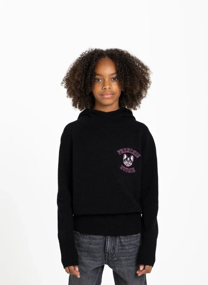 Finger in the nose - Sofia Zoomie Merino Wool Sweater | Black