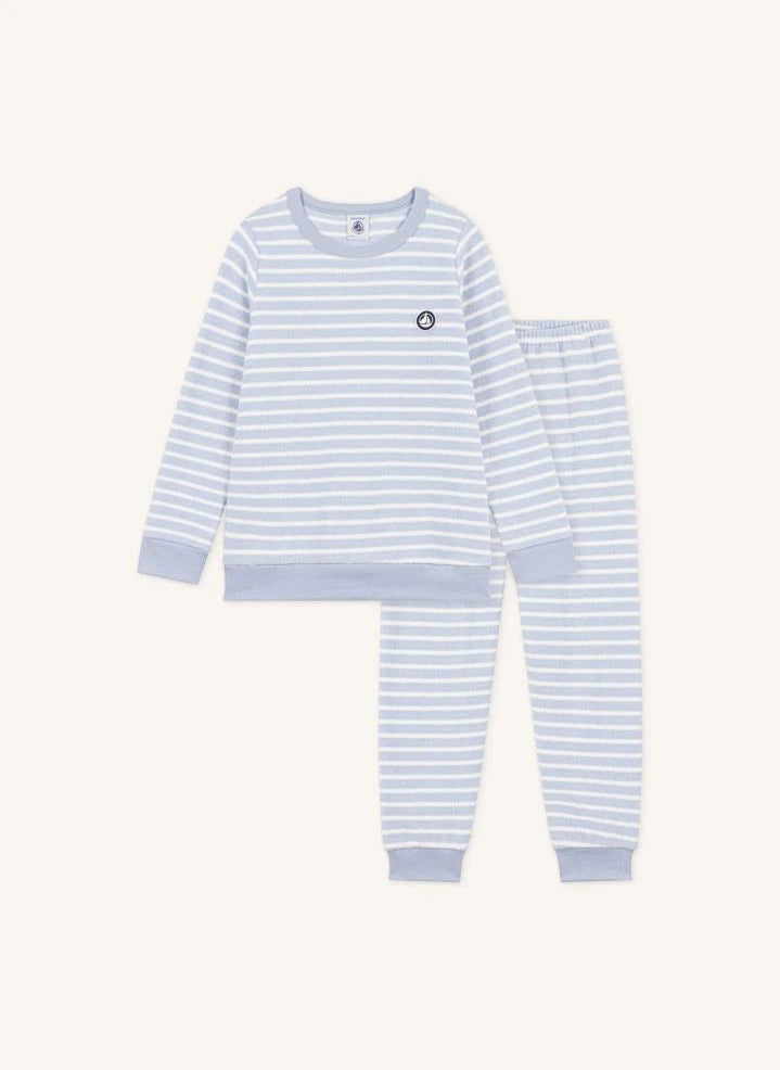 Petit Bateau - धारीदार मोडल पजामा | नीला