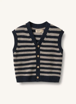 Wheat - Pete صدرية بصوف ميرينو بدون أكمام | بيج