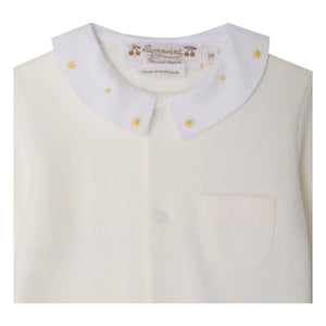 Bonpoint - Pijama Tilouan de algodón orgánico | Crema