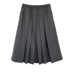 THEAVANT - Falda de Lana Plisada | Gris