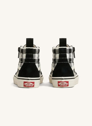 Vans - ज़िप वाली हाई-टॉप SK8-Hi रीइश्यू साइड | काला