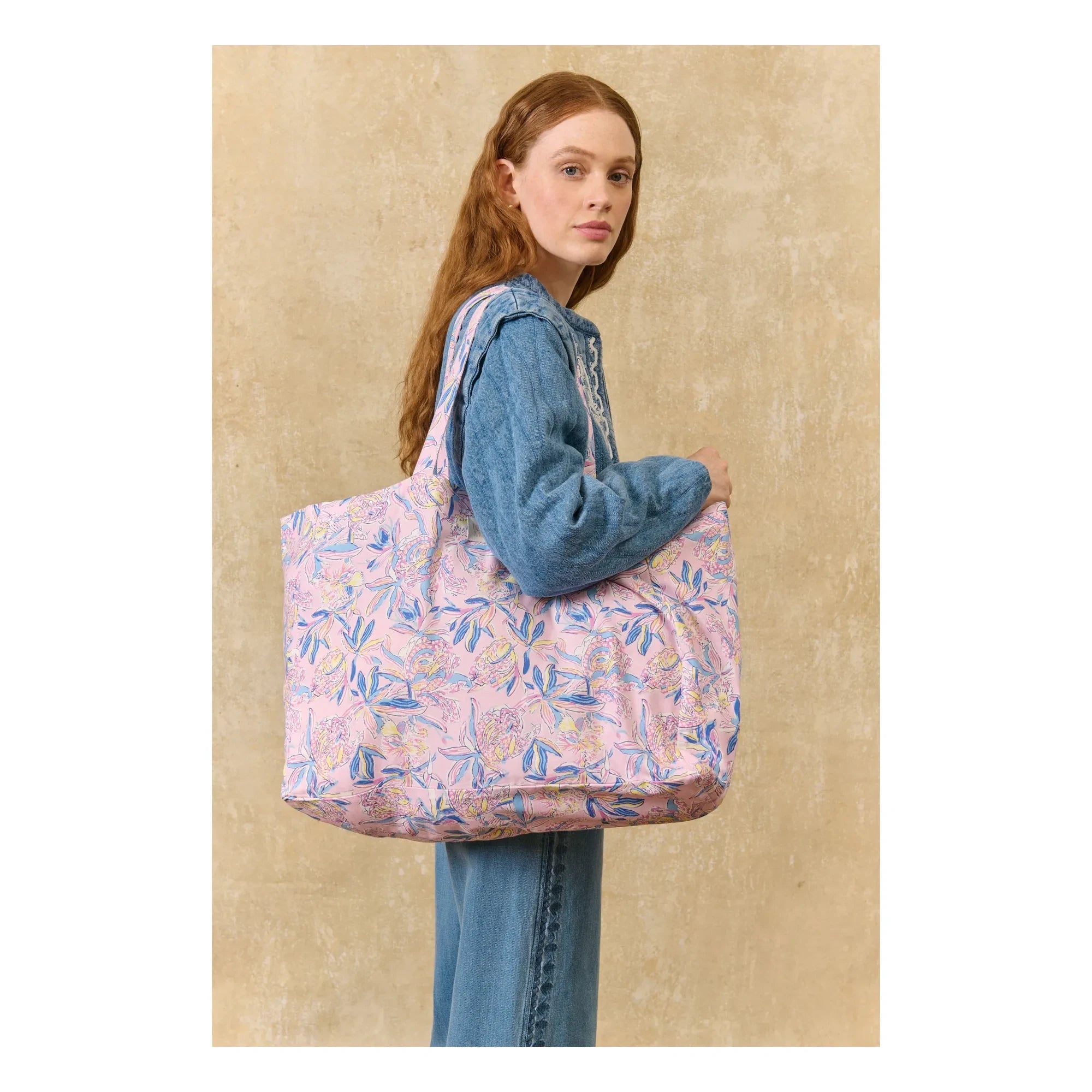Louise Misha - Beverly Coton Tote Çanta | Pudra pembe