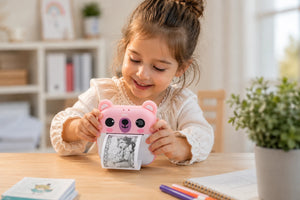 iPixi - Kids' Instant Print Panda Pink Camera