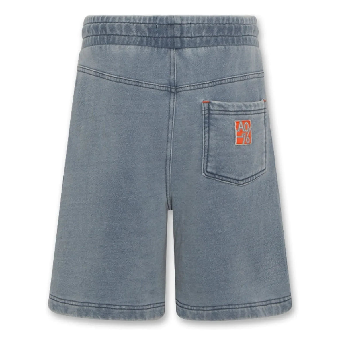 AO76 - Shorts de mezclilla de algodón reciclado Alex Geri | Azul Claro