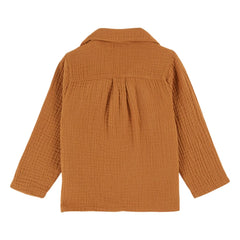 Emile et Ida - Kurta Cotton Gauze Fabric | Caramel