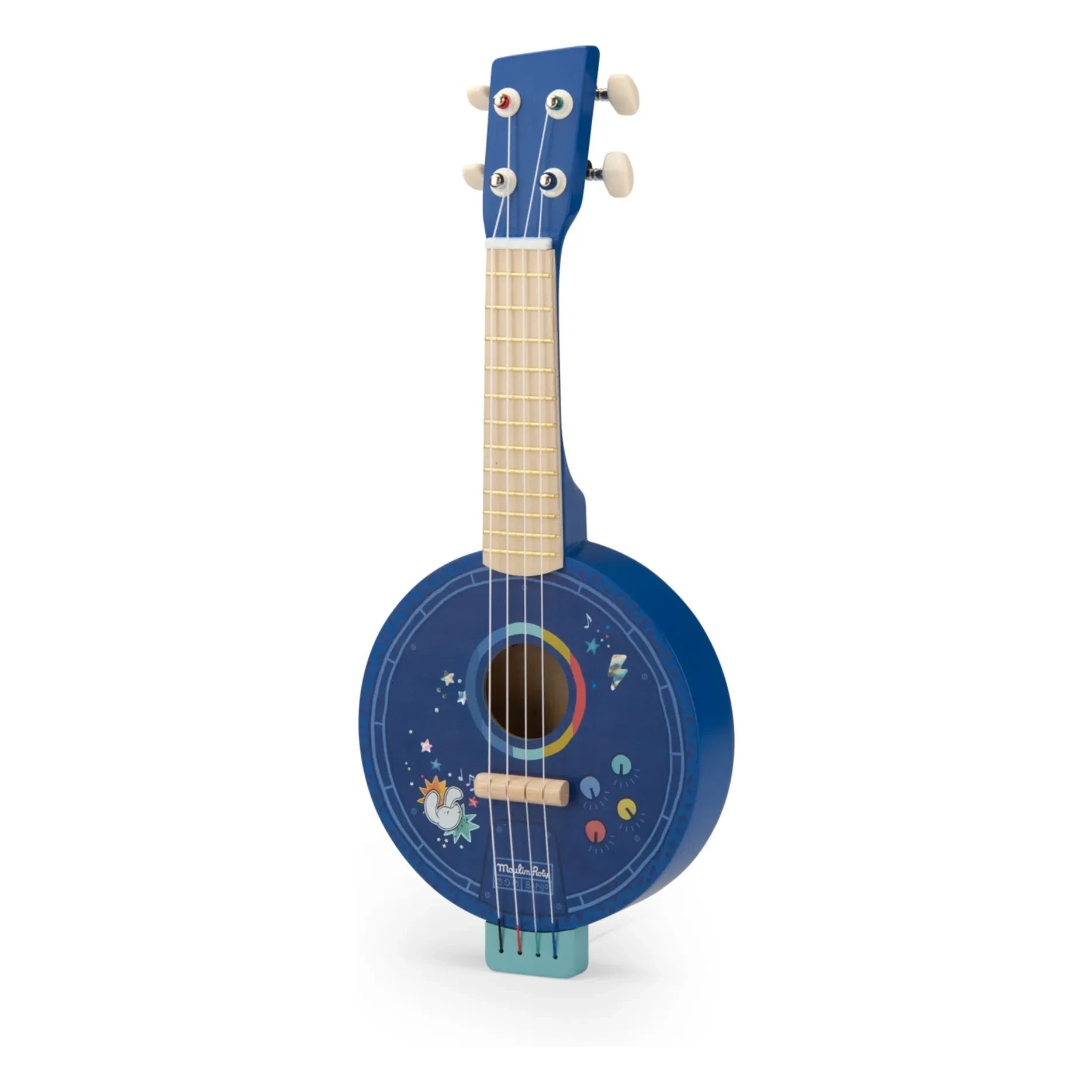 Moulin Roty - Banjo Puce & Pilou | Blue