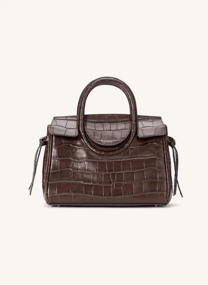 Staud - Maude Mini Carryall Çanta | Koyu Kahverengi