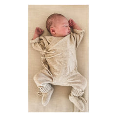 My Little Freckle - Organik Kaşmir Bebek Tulumlu Tulum | Bej
