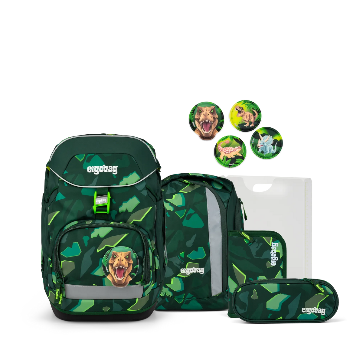 Ergobag - طقم حقيبة مدرسية Pack Bearasaurus