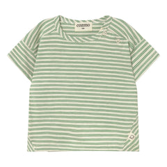 Cozmo - Çizgili Bebek Tişörtü | Meadow Green