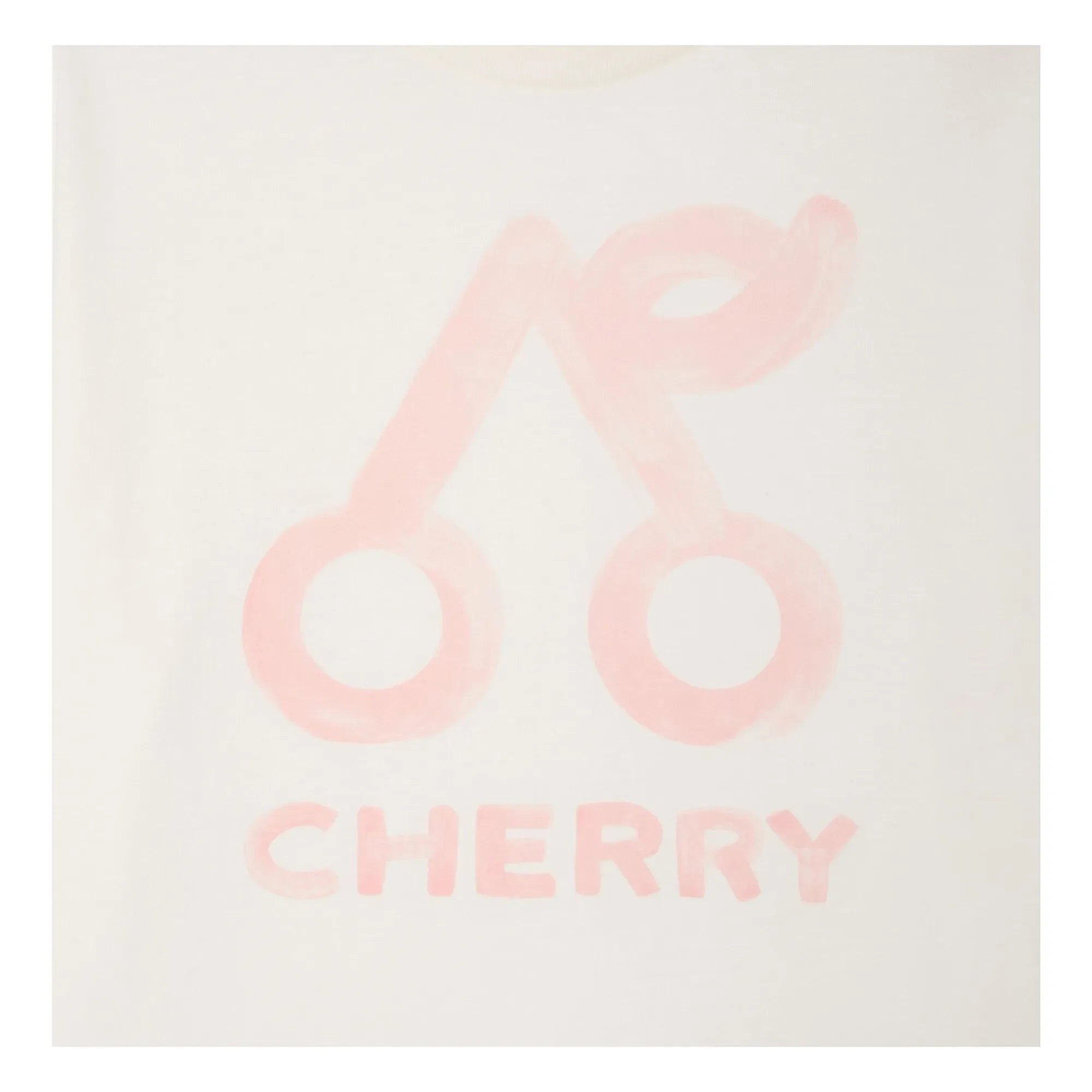 Bonpoint - Lele Cherry organik pamuklu T-shirt | Krem