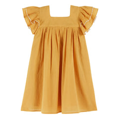 Emile et Ida - Gelbes Volantkleid aus Voile