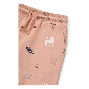 Liewood – Gram Paris Bio-Fleece Shorts | Pfirsich