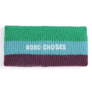 Bobo Choses - Farbblock-Skistirnband aus recycelten Fasern | Türkis