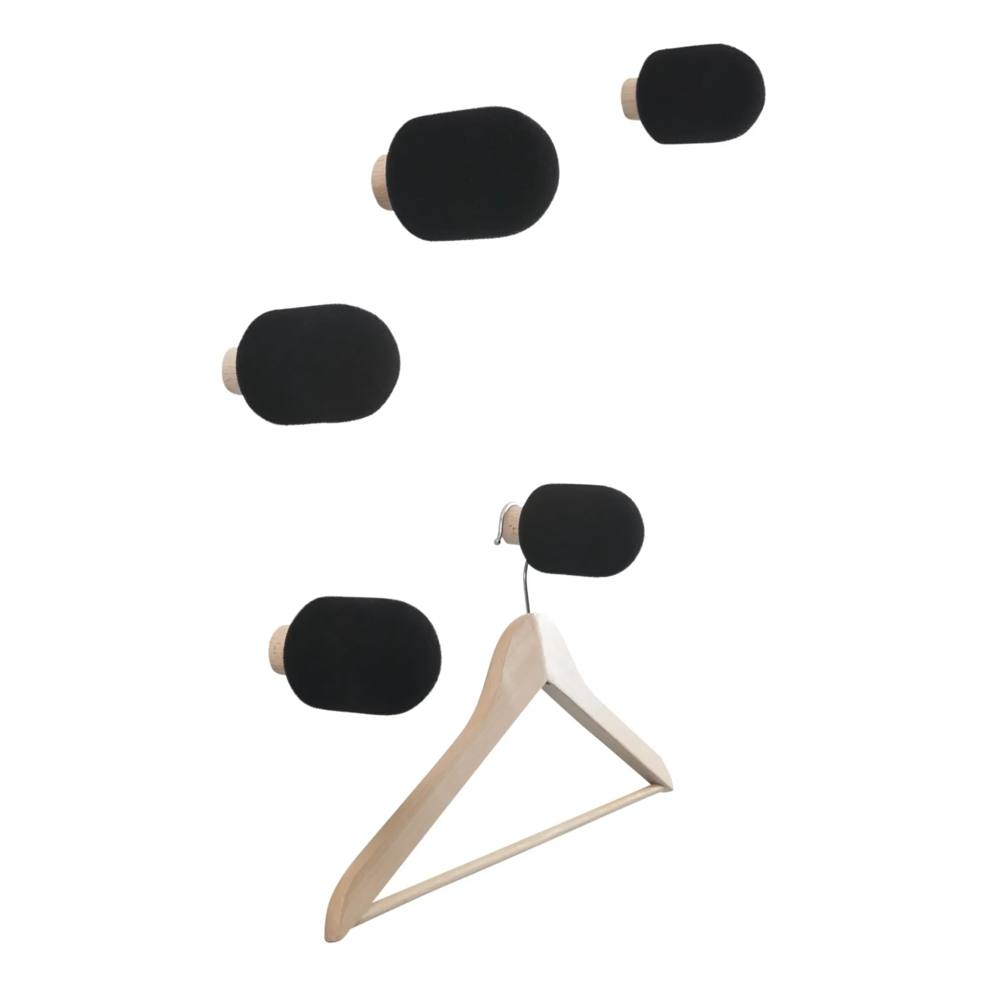 Moustache - Micro Hooks - Big Game - 5'li Set | Siyah