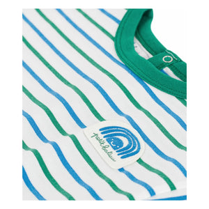 Petit Bateau – Gestreiftes T-Shirt | Weiß