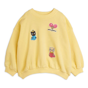 Mini Rodini - Sweatshirt mit Tiermotiv Organic Cotton Patch | Gelb
