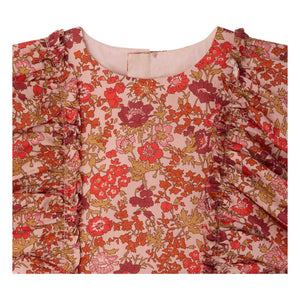 Bonpoint - Lizzy Fleurie Kleid aus Bio-Baumwolle | Dusty Pink