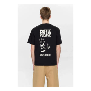 Anerkjendt - Camiseta Akvillads Coffee Please | Negro