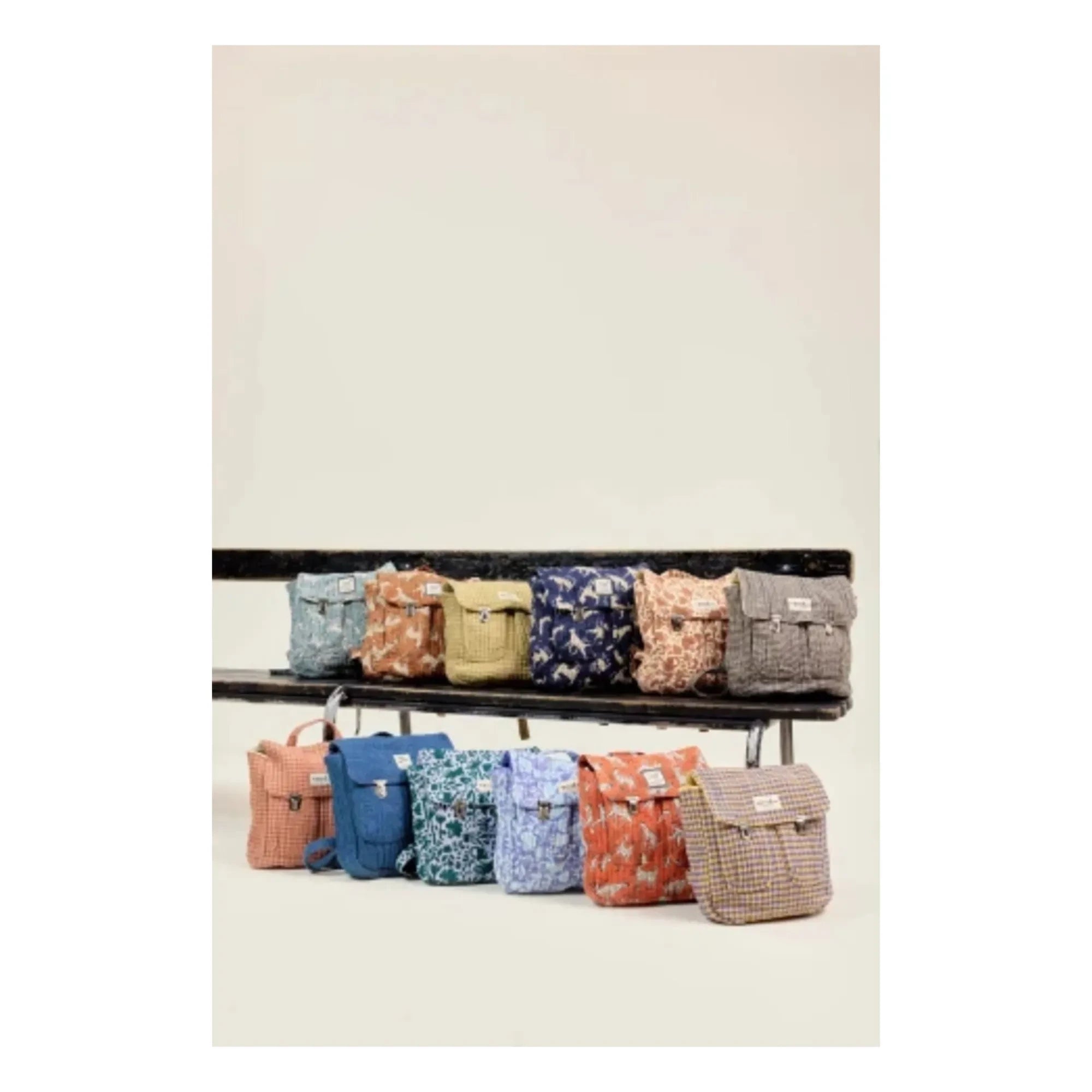 Apaches - Suji karierte Schultertasche | Blau