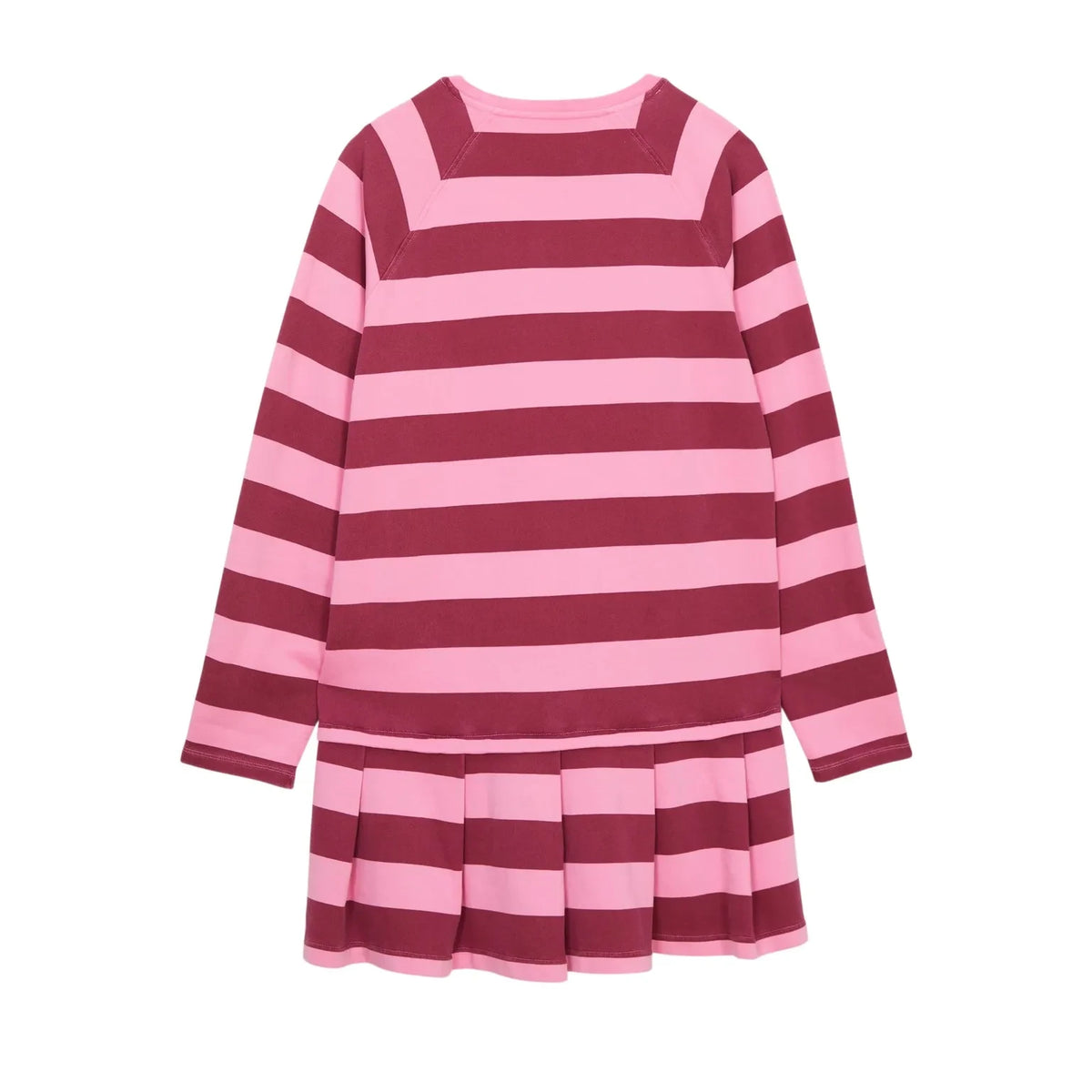 Smallable Kid - Azalea Çizgili Tişört Elbise | Candy pink