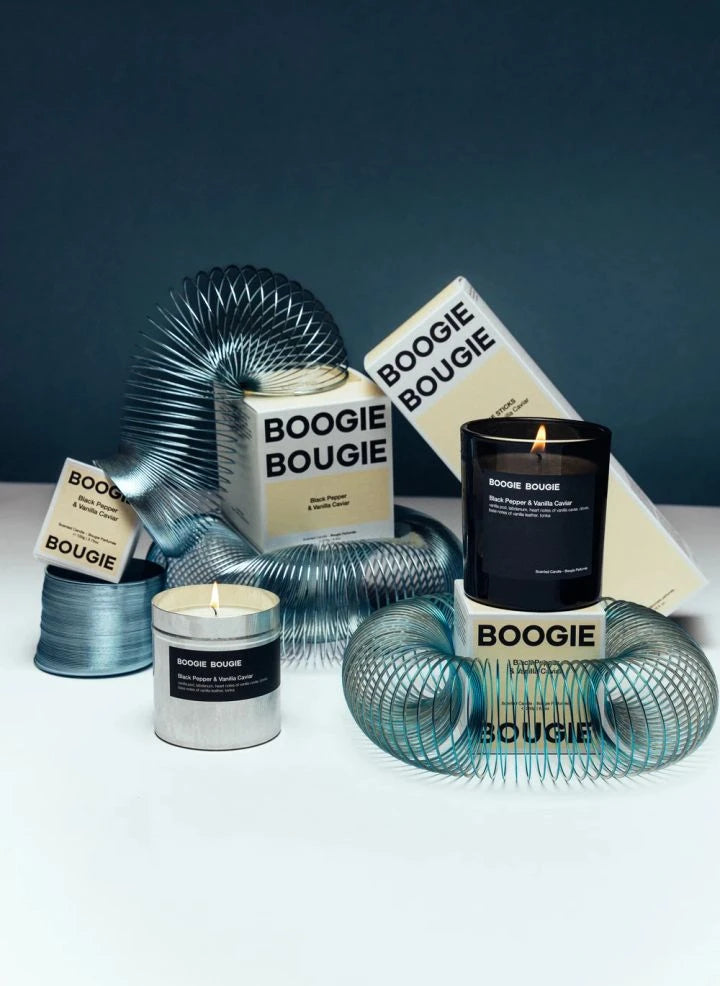 Boogie Bougie - Schwarzer Pfeffer & Vanille Kaviar Kerze - 250 g