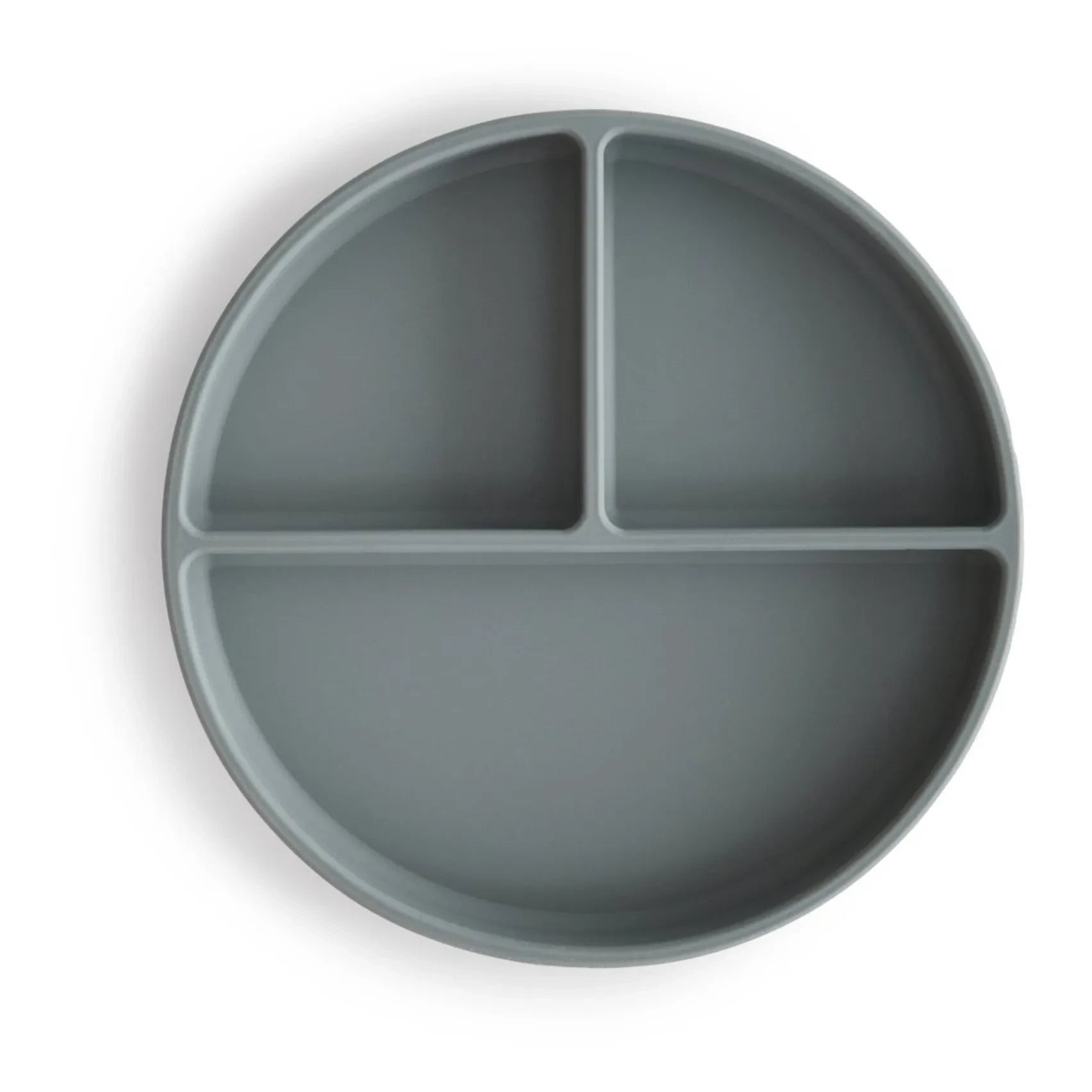 Mushie - Silicone Plate | Gray