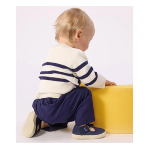 Petit Bateau - Plain Woven Pants | Dark Blue