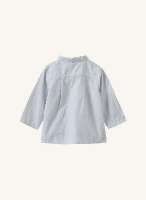 Caramel - Bullshark Striped Baby Shirt | Gray