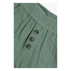 Tartine et Chocolat - Baumwoll-Leinen-Shorts mit Knopf | Khaki
