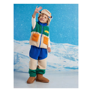 Halcyon Nights - Jogger estilo sherpa | Azul real