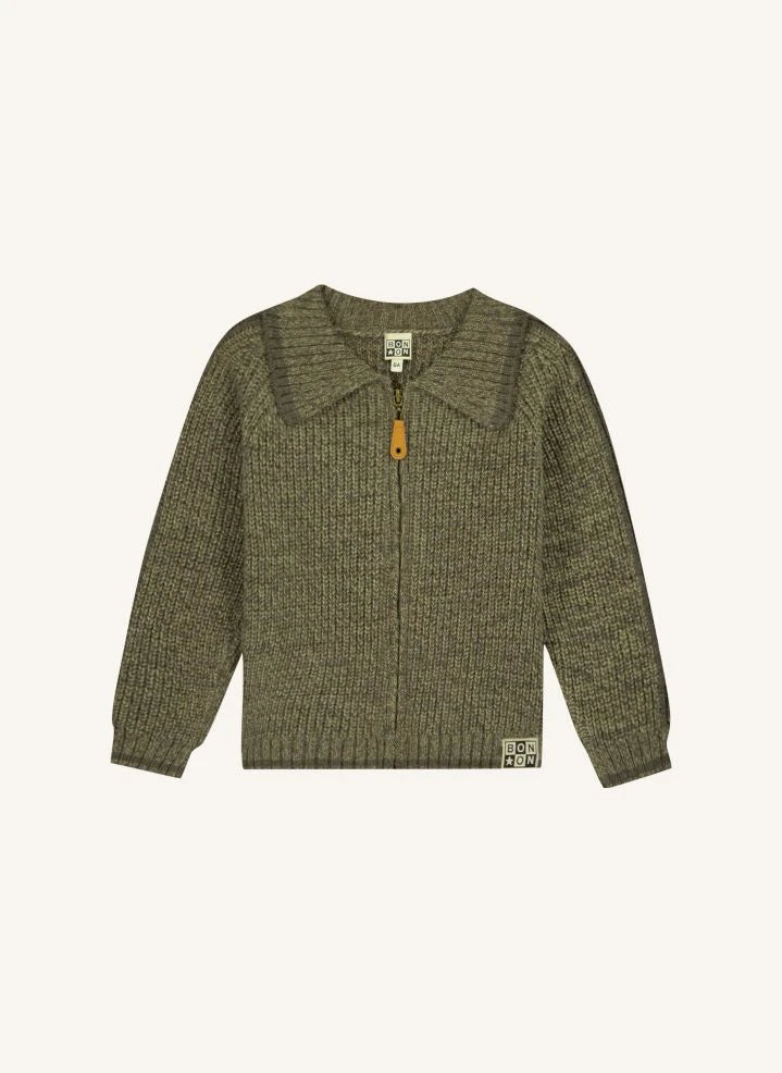 Bonton - Pimpon chaleco | Caqui