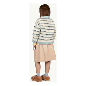 The Animals Observatory - Toucan Jersey de lana a rayas | Azul claro
