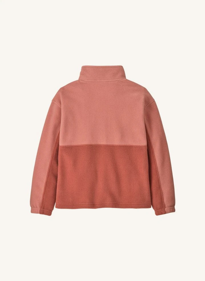 Patagonia - Microdini 1/2 بلوز فليس مع سحّاب مُعاد التدوير | Terracotta