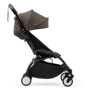 Stokke® - YOYO³ 6+ Bebek Arabası Siyah çerçeve | Leopar